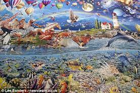 Puzzle palace australia is a 100% australian owned & operated business which is located in sydney, australia. Pictured Man Completes World S Biggest Piece Jigsaw Which Took Six Months And Has 24 000 Pieces Daily Mail Online