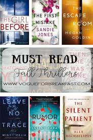 9 Thrillers To Read This Fall Vogue For Breakfast In 2020 Book Club Books Fallen Book Best Books To Read