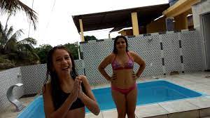 Desafio na piscina fale qualquer coisa ( pulos, mergulhos, nadando, diversão) challenge pool Desafio Da Piscina Com Juliaa Youtube