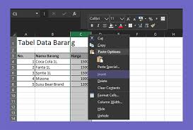 Adalah penunjuk sel yang aktif jenis data yang dimasukkan ke lembar kerja : Cara Menambah Kolom Dan Baris Di Excel Menghapusnya