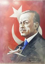 (15 july, happy holidays democracy republic of turkey celebration card.). Iranli Sanatcidan Muhtesem 15 Temmuz Cizimleri