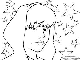 We asked him to give us a sneak peek. Justin Bieber Coloring Page