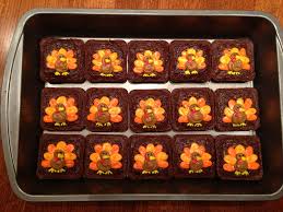 Turkey Brownies Thanksgiving Treats Holiday Recipes Holiday Baking