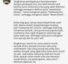 Genre musik yang satu ini memang sering mengundang salah pengertian dimata mereka yang awam. Memelord On Twitter Yeet Normies Ok Boomers Cringe Blablabla The One And Only