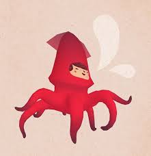 3d Squid Kid By Enkana On Deviantart Fun Illustration Illustration Artwork Character Design