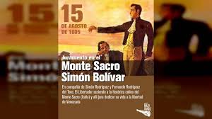 Nace en el municipio de ajaccio, en la isla francesa de córcega, el militar y estadista napoleón bonaparte: Juramento Del Libertador En El Monte Sacro Esencia Que Nutre El