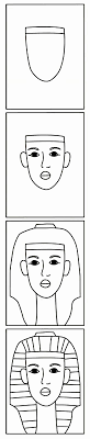 Art Projects For Kids How To Draw King Tut Art History Lessons Egypt Art Egyptian Art