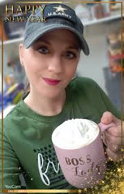 Happy almost 2022! We ended up getting almost a foot of snow(that is one of  my purple flamingos that I have scattered around my coffee stand playing  hide n seek😁) but everything