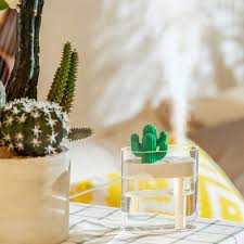 Kreasi kaktus unik cactus id. 03cactus Ultrasonic Air Humidifier Aromatherapy Oil Diffuser Desain Unik Bentuk Kaktus H319 Transparent Jakartanotebook Com