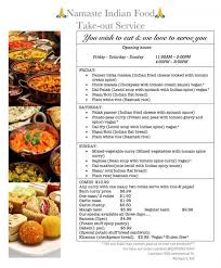 Creating an indian food menu. Namaste Indian Food Takeout Restaurant Opens In Rockport Penbay Pilot