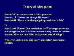 The glorious qur'an says in the the theory of abrogation does not imply that there is a contradiction in the qur'an, since it is possible to. Apologetics And Islam Sanaa Codex John Oakes 542013