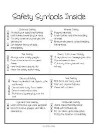 Maybe you would like to learn more about one of these? Science Safety Symbols Foldable Freebie Science Safety Science Foldables