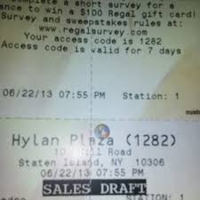 Click the regal gift card crown on the left to begin. United Artists Hylan Plaza 5 Now Closed New Dorp Beach 107 Mill Road
