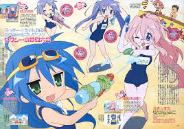 the gang 4 lucky star kawaii anime anime