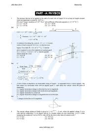 Get free download jee main sample question papers and previous papers of 2021,2020, 2019, 2018, 2017, 2016, 2015 for physics, chemistry, math with solutions at misostudy. Jee Main 2014 Previous Year Question Paper With Answer Keys Mathongo