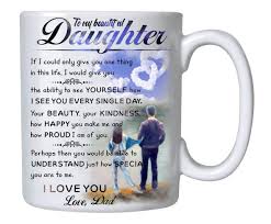 Delish editors handpick every product we feature. Buy Gifts For Daughter From Dad To My Daughter Canvas Coffee Mug 11oz Novelty Ceramic Cup Christmas Xmas Birthday Wedding Fathers Day Graduation Valentine S Day Gift Ideas For Daughters