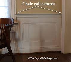 The look will depend on your home style. Return Your Chair Rail On Top Of Door Or Window Trim The Joy Of Moldings