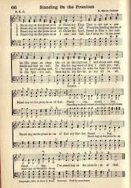 Standing On The Promises Bible Songs Gospel Song Lyrics Hymn Music