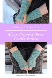 Keep your hands and wrists warm, while leaving your fingers free. Alpine Fingerless Gloves Pattern By Kimberly L Wood Crochet Fingerless Gloves Fingerless Gloves Crochet Pattern Gloves Pattern