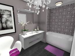 Bathroom renovated with mosaic of grey tiles. Bathroom Ideas Roomsketcher