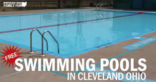 Happy little kid boy having fun in an swimming pool. Free Swimming Pools In Cleveland Ohio