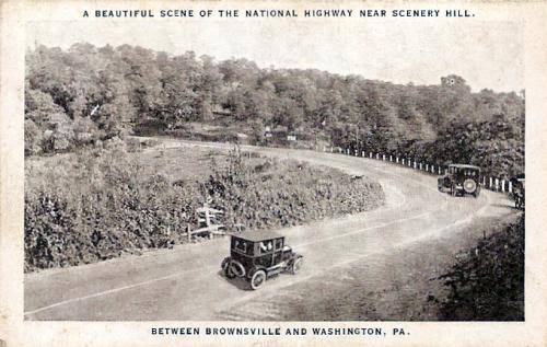 Scenes from the National Road in 1920 - Down the Road