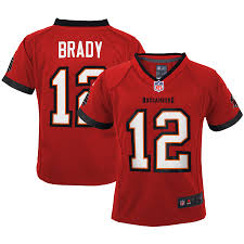 Tom brady buccaneers jerseys, super bowl lv mvp tees, and more are at the bucs pro shop. Tom Brady Tampa Bay Buccaneers Nike Infant Game Jersey Red