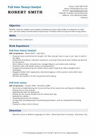 Nanny salary, national insurance, tax and pension contributions as an employer you will be paying tax and national insurance contributions. Full Time Nanny Resume Samples Qwikresume