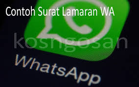 Ini salah satu contoh pamitan alias keluar dari grup wa. Contoh Surat Lamaran Via Whatsapp Terbaru Kosngosan
