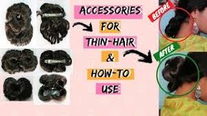 The perfect elastic ribbons for blonde updos. Accessories For Thin Hair How To Use Them Youtube