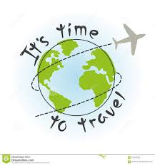 Travel Around The World Vector Concept Airplane Flying Around Earth Earth Drawings Earth Illustration Travel Illustration