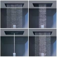 Axor Starck Steel Optik Shower Heaven Ceiling Shower Head Bathroom Shower Design Bathroom Renovations