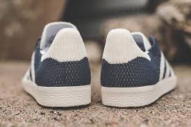 Adidas women's gazelle sneakers are a timeless classic. Adidas Gazelle Primeknit Blue White Sneaker Freaker