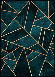 Pin By Adria Peaden Art On Home Sweet Home Geometric Art Teal Wallpaper Abstract Poster