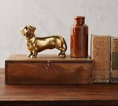 Our home decor products are very easy to buy online because you don´t have to try them on to know if they will fit. Dachshund Object Pottery Barn Living Room Dachshund Design Decorative Accessories