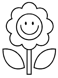 Easy Flower Coloring Pages Kids Spring Coloring Pages Preschool Coloring Pages Fall Coloring Pages