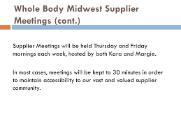 2014 2015 Whole Body Supplier Summit Wfm Regional Office