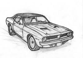 49 Best Ideas For Muscle Cars Drawing Deviantart In 2020 Car Drawings Cartoon Car Drawing Car Painting