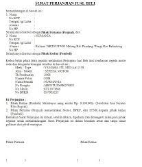 Daftar isi sedangkan pada pihak penjual, surat perjanjian jual beli tanah bertujuan agar tanah dapat dijual dengan harga yang lebih tinggi dari harga pasar. Contoh Surat Perjanjian Jual Beli Motormobil Contoh Surat