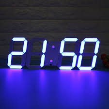 Thermometer date wall clock kitchen clock with led display garage wall clock. Rdeghly Led Wall Clock 3d Large Remote Led Digital Wall Clock Electirc Alarm Watch Timer Countdown Thermometer Us Plug Modern Led Clock Walmart Canada
