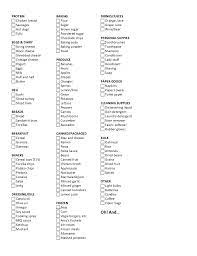 It includes helpful categories but is fully adaptable to suit your needs. Grocery List Meal Planning Template