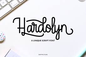 Archive of freely downloadable fonts. Hardolyn Script Font All Free Fonts