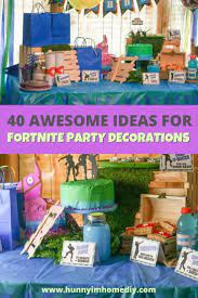 40 Awesome Fortnite Party Supplies Boy Party Decorations Video Games Birthday Party Video Game Party Decorations
