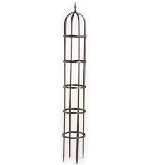Buy trellises & garden obelisks online! Plow Hearth Steel Obelisk Trellis Reviews Wayfair