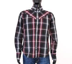 Details About W Levis Mens Shirt Tailored Checks Black Size L Show Original Title