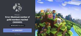 The world of minecraft offers a seemingly endless supply of adventures, thanks to. So The Minecraft Discord Is Full Any Way I Can Still Join I Didnt Even Know Discord Servers Have A Maximum Member Count Lol Discordapp