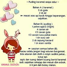Puding ini dibuat menggunakan 2 cara sama ada menggunakan telur dan juga tanp. Pin Di Eggless Recipes