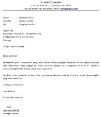 Anda perlu mengetahui contoh invoice sederhana. Contoh Surat Pengantar Tagihan Invoice Contoh Surat