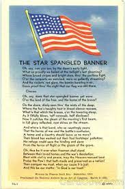 The Star Spangled Banner Star Spangled Banner Star Spangled I Love America
