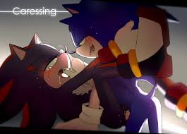 Yaoi pinup shadow the hedgehog+sonic the hedgehog